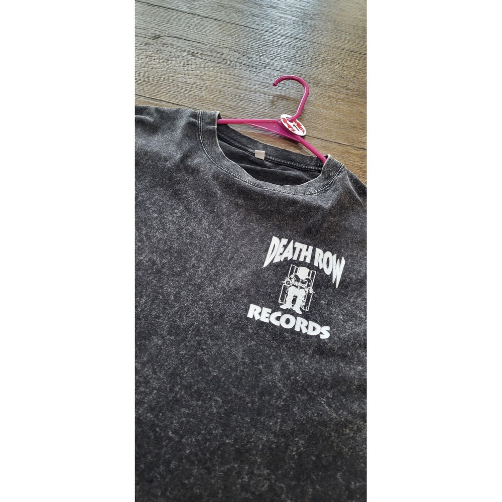 Death Row Records Cutoff Graphic Tank Top Mens 2XL Black #1